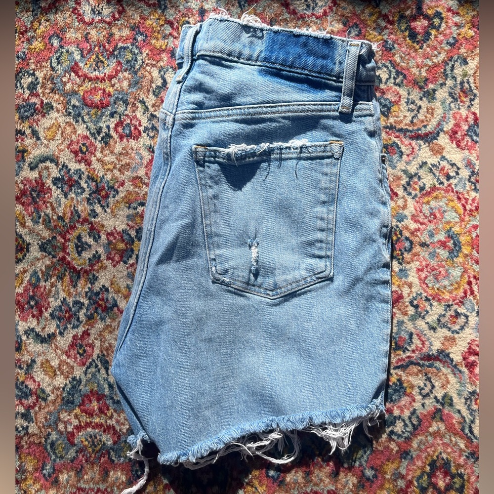 Abercrombie and Fitch curve love 90s high rise cut off shorts size 12.